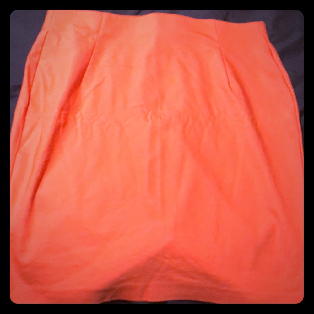 Fitted Lane Bryant coral knee length shirt